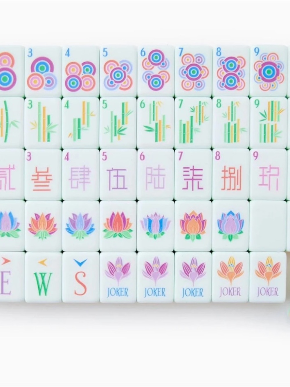 Oh My Mahjong Sorbet American Mahjong Tile Set - Pastel - Picture 2 of 7